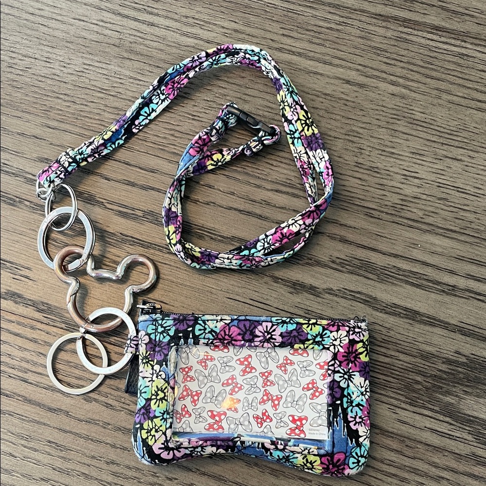 Vera Bradley Disney Breakaway Lanyard/ID Holder